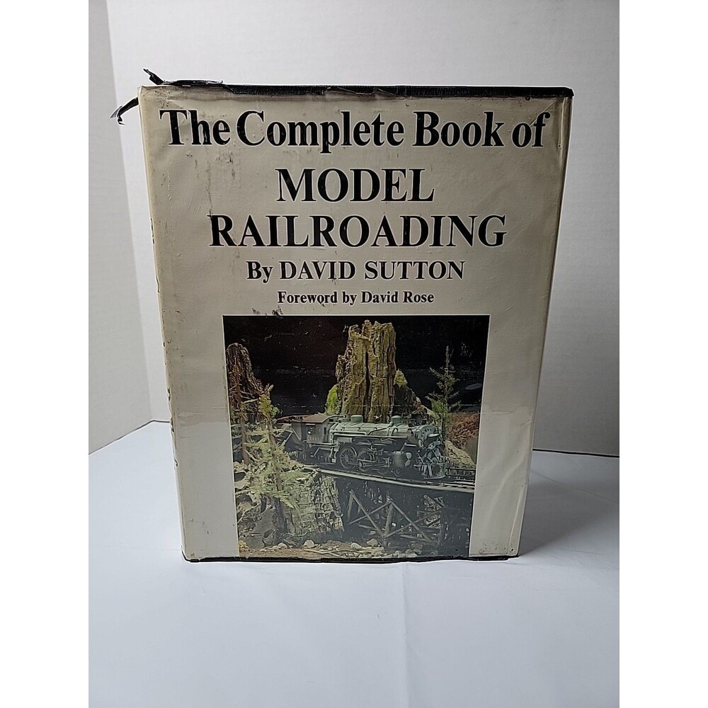 The Complete Book of Model Railroading David Sutton 1964 Hardcover Train Book DJ